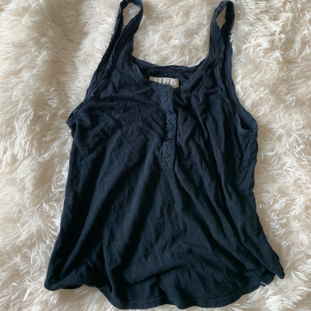 Navy Abercrombie & Fitch Tank Top Xsmall